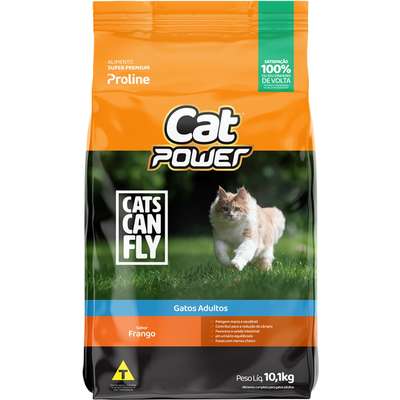 Ração Cat Power 10kg Cats Frango para Gatos Adultos
