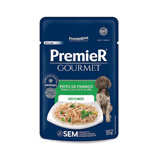 PREMIER GOURMET 85G C/FIL FRANGO SACHE