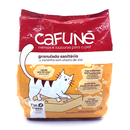 Granulado Sanitário Cafune Para Gatos 1kg