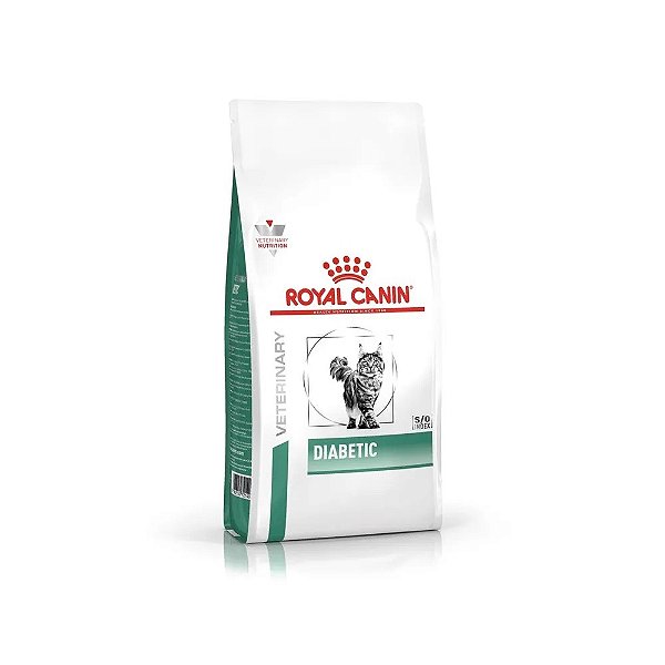 Ração Royal Canin Veterinary Diet Diabetic para Gatos Adultos 1,5kg