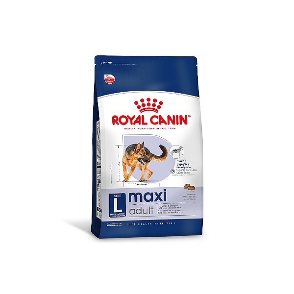 Ração Royal Canin Maxi Adult para Cães Adultos de Raças Grandes 12kg