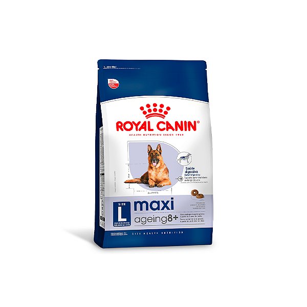 Ração Royal Canin Maxi Ageing 8+ para Cães Adultos 8+ anos de Raças Grandes 12kg