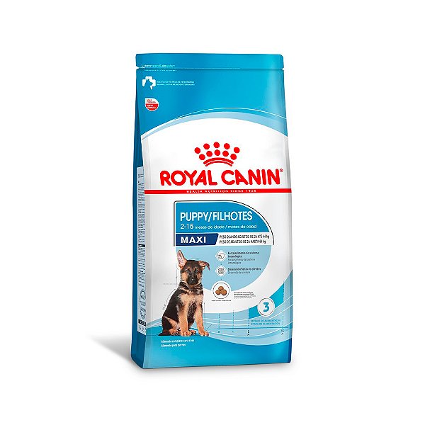 Ração Royal Canin Maxi Puppy para Cães Filhotes de Raças Grandes 12kg
