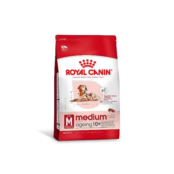 Ração Royal Canin Medium Ageing 10+ para Cães Adultos 10+ anos de Raças Médias 12kg