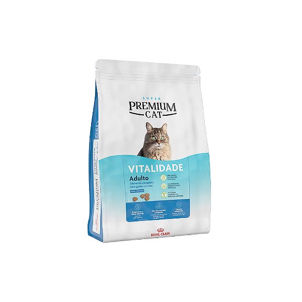 Ração Royal Canin Premium Cat Vitalidade para Gatos Adultos 1kg