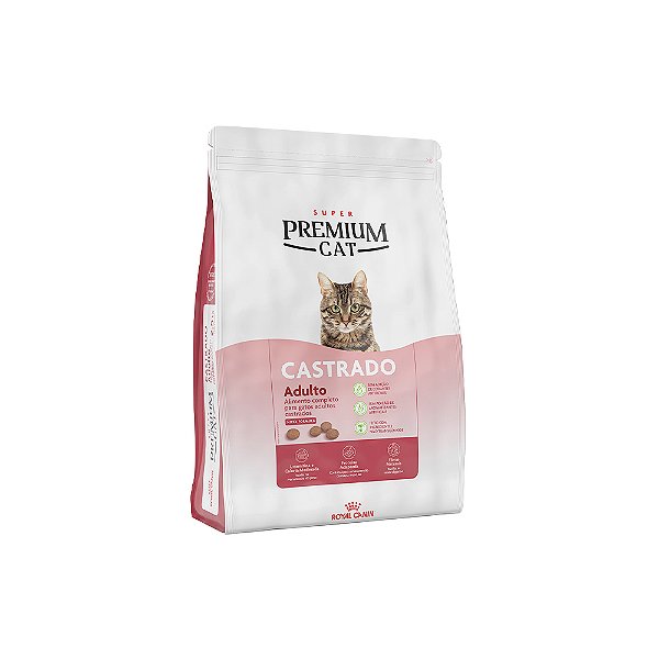 Ração Royal Canin Super Premium Cat para Gatos Adultos Castrados 2,5kg