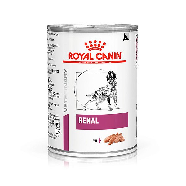 Ração Úmida Royal Canin Veterinary Diet Renal para Cães Adultos 410g