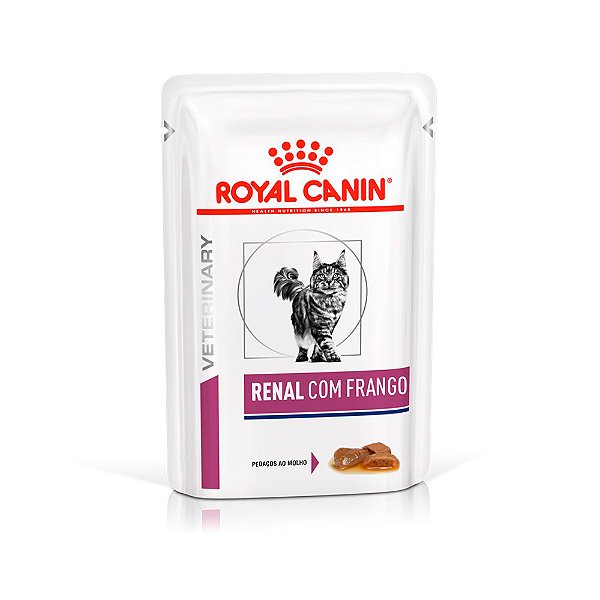 Ração Úmida Royal Canin Veterinary Diet Renal S/O para Gatos Adultos 85g