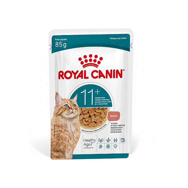 Ração Úmida Royal Canin Feline Health Nutrition para Gatos 11+ anos 85g