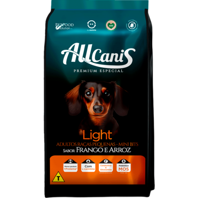 Ração Allcanis Light para Cães de Raças Pequenas 10,1kg