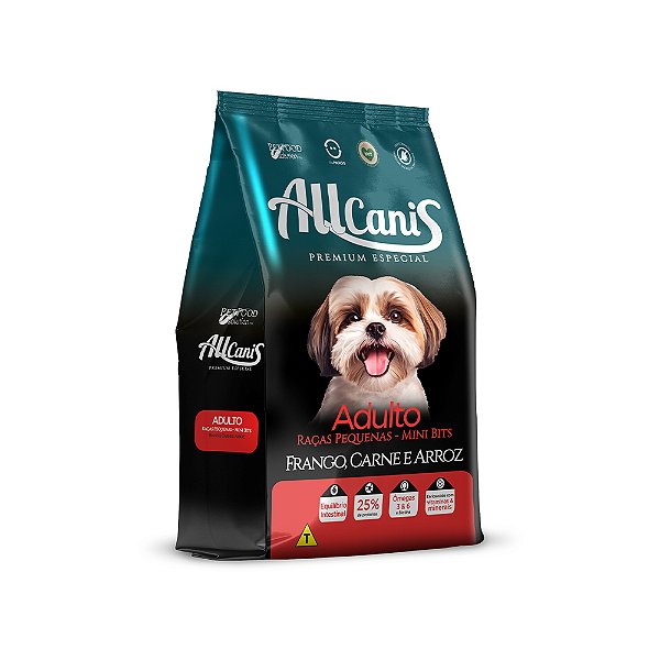 Ração Allcanis para Cães Adultos de Raças Pequenas 25kg