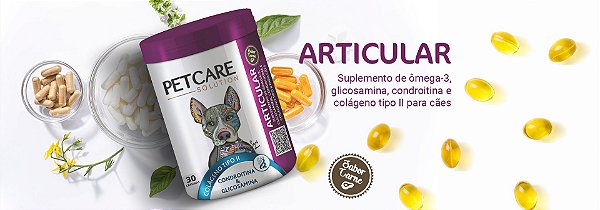 Suplemento PetCare Articular Ômega 3 com 30 Cápsulas