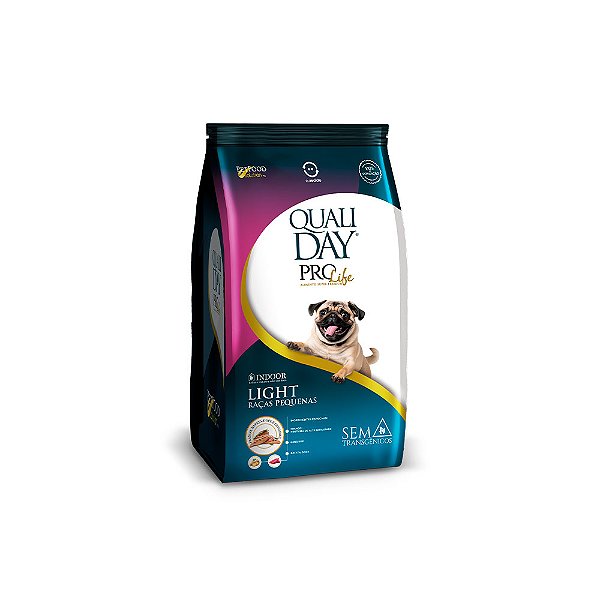 Ração Qualiday Prolife Light Frango para Cães Adultos de Raças Pequenas 2,5kg