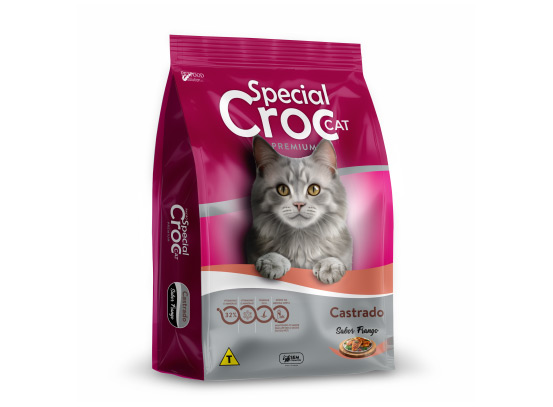 Ração Special Croc para Gatos Castrados 10,1kg