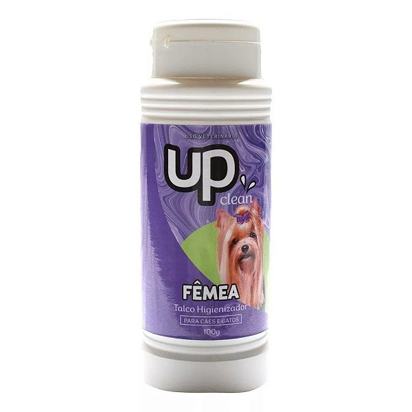 Talco Up Clean Fêmea para Pets 100g