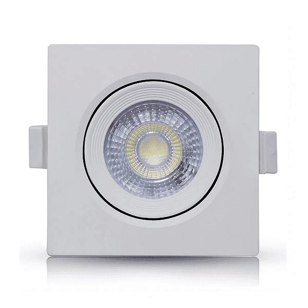 Luminária Spot Led Quadrado 3W 3000K  21001
