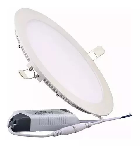 Plafon Led Redondo de Embutir 24W  6000k 21020