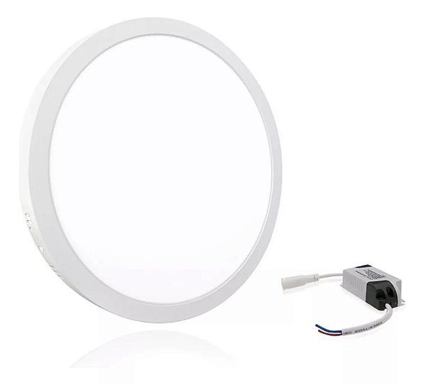 Plafon Led Redondo de Sobrepor 12W 6000K  21014