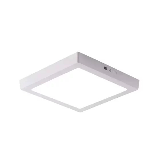 Plafon Led Quadrado de Sobrepor 12W 3000K	 21027