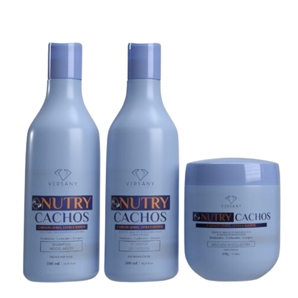 LINHA NUTRY CACHOS (nutrição e modelagem dos cachos)