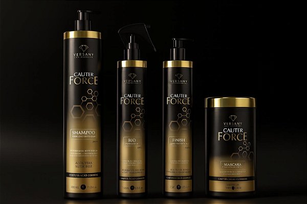 Linha Cauter Force (3 Tratamentos em 1 só kit)