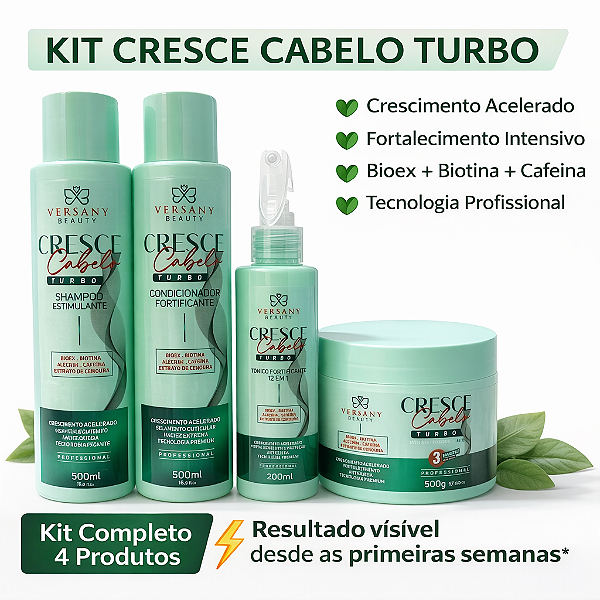 Linha Cresce Cabelo turbo