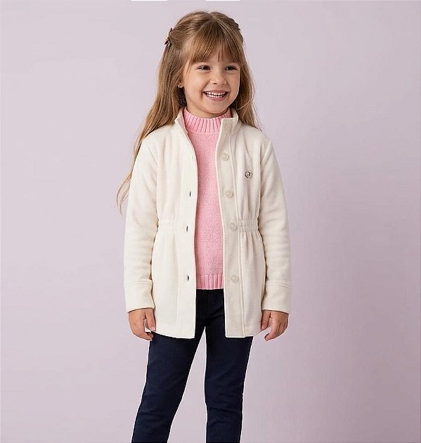 Casaco Soft Acinturado para Meninas