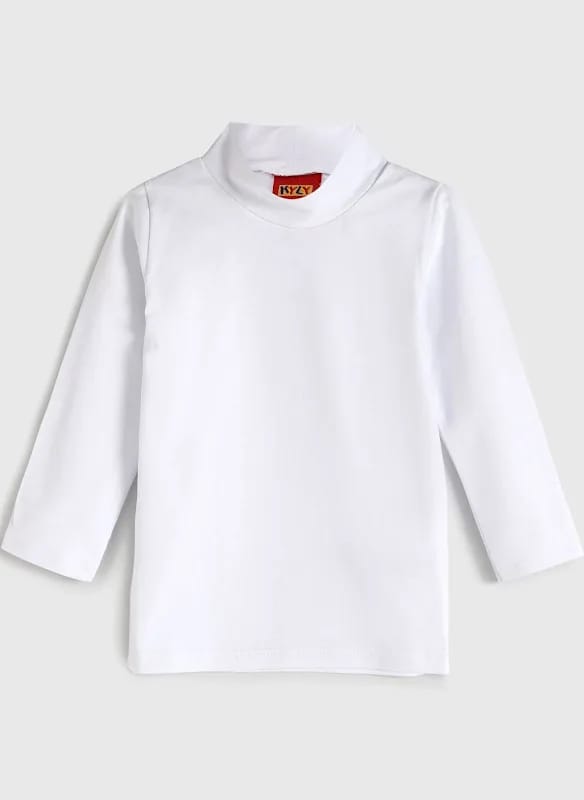 Blusa manga longa gola menina Kyly