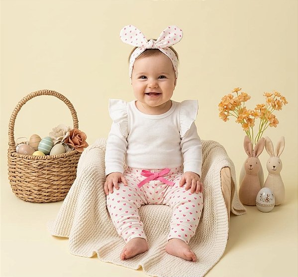 Conjunto Trijunto Baby 3 peças algodão