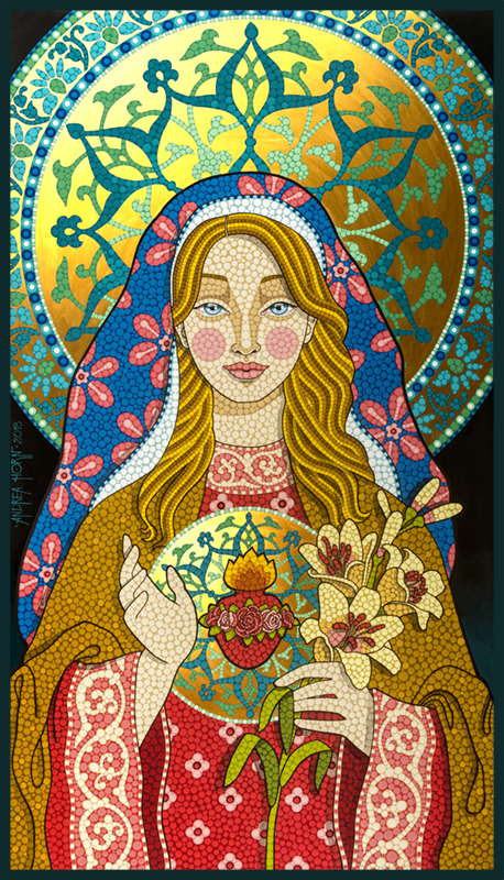 Imaculado Coração de Maria (Print)