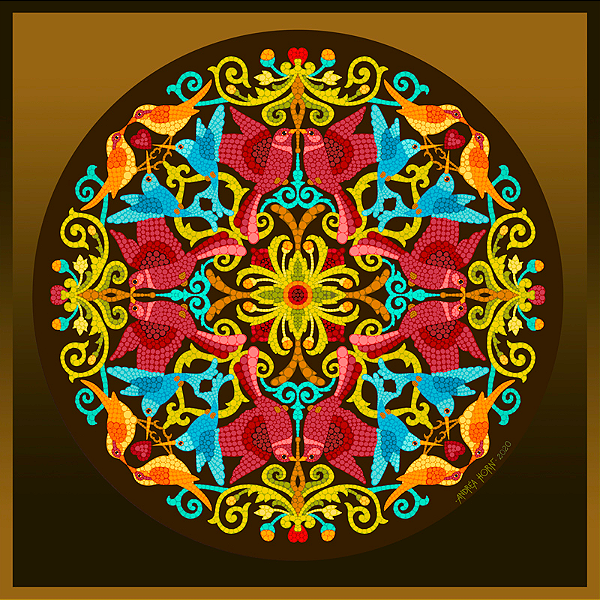 Mandala Passarinheira (Print)
