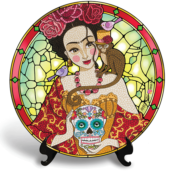 Frida (Azulejo Redondo)