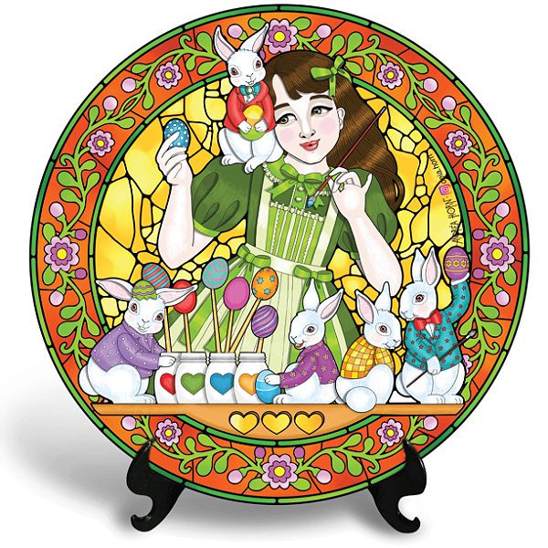 Páscoa (Azulejo Redondo)