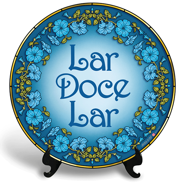 Lar Doce Lar (Azulejo Redondo)