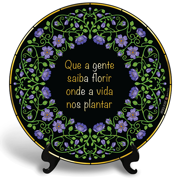 Saber Florir (Azulejo Redondo)