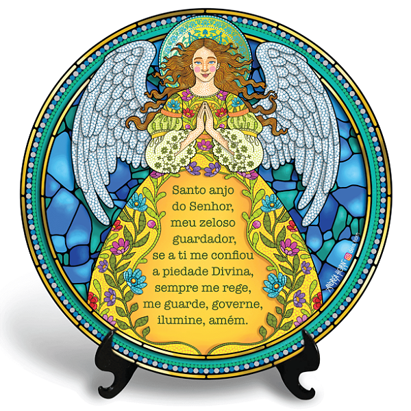 Anjo da Guarda (Azulejo Redondo)