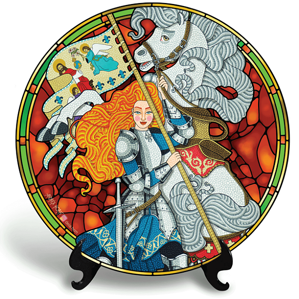 Joana Darc (Azulejo Redondo)