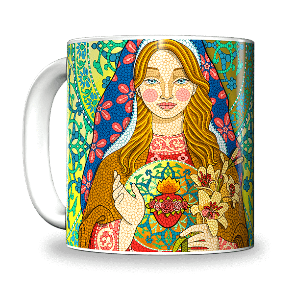 Imaculado Coração de Maria (Caneca)
