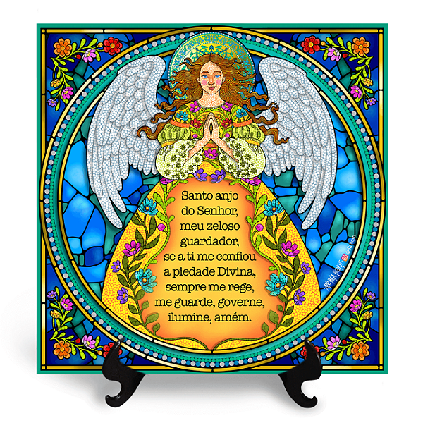 Anjo da Guarda (Azulejo Quadrado)