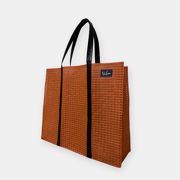 Ecobag Medium Terracotta & Alça Black