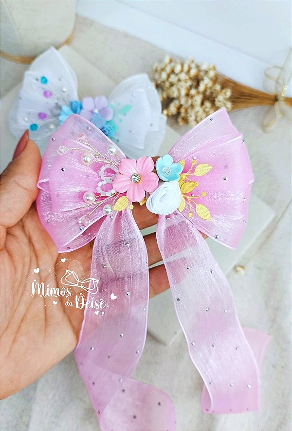 Laço Diva glamour rosa