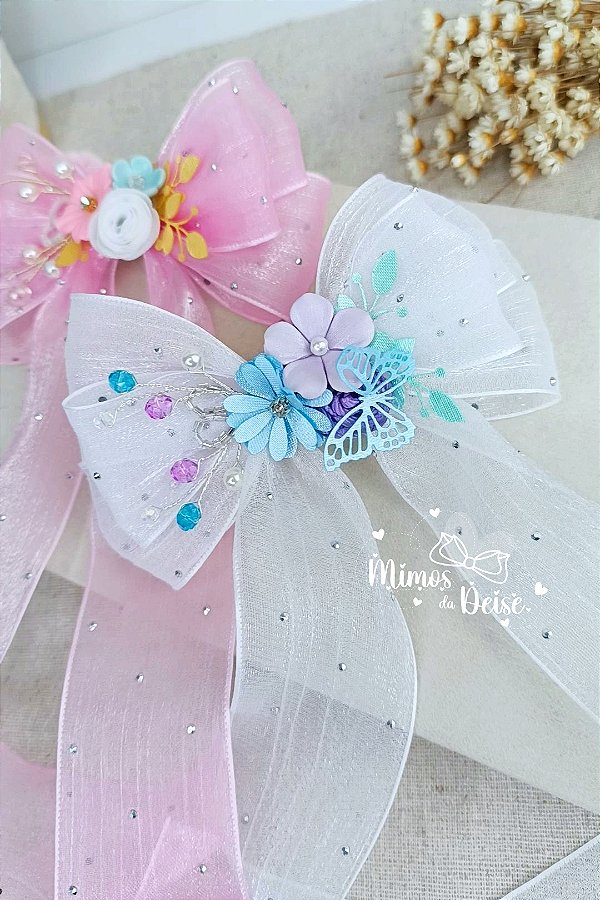 Laço Diva glamour branco