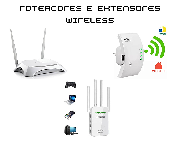 🛜ROTEADORES-EXTENSORES Wi-Fi 🛜
