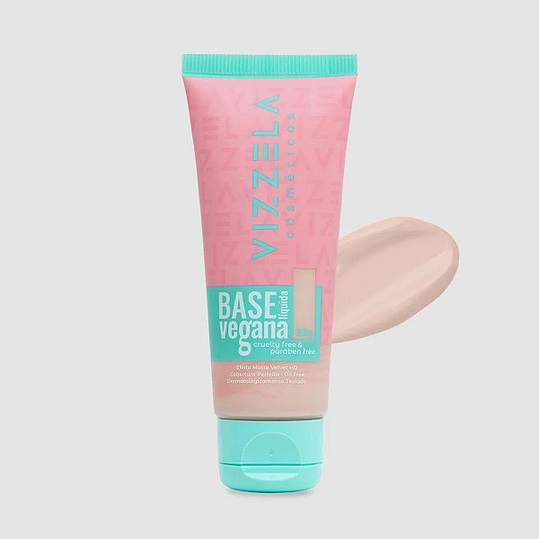 Base Líquida Matte Vizzela - Cobertura Perfeita e Aveludada