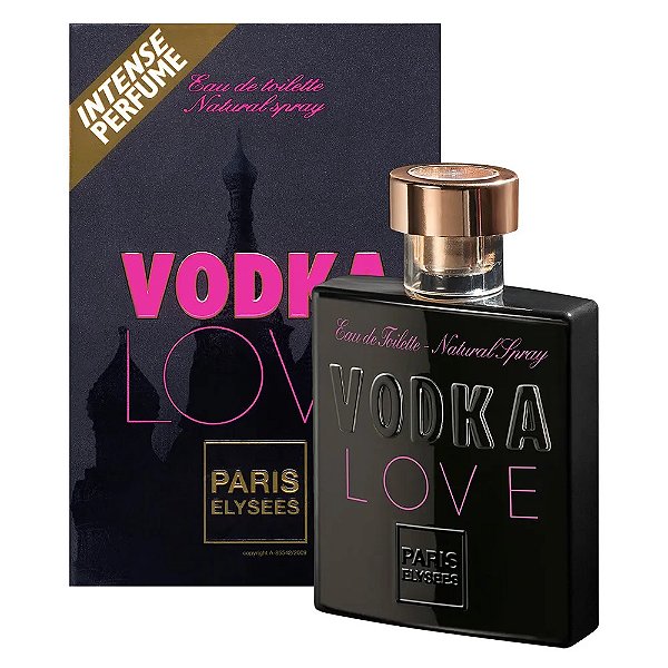 Vodka Love Paris Elysees - Perfume Feminino - Eau de Toilette - 100ml