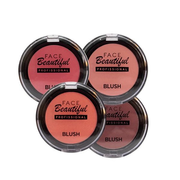 Blush Compacto Facial Face Beautiful: Leveza e cor natural para um look radiante
