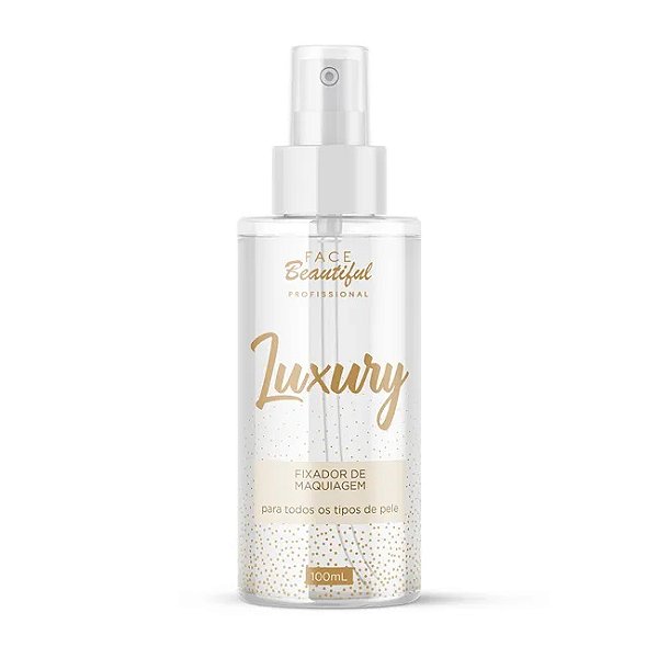 Fixador de Maquiagem Luxury Face Beautiful: Longa duração e acabamento profissional