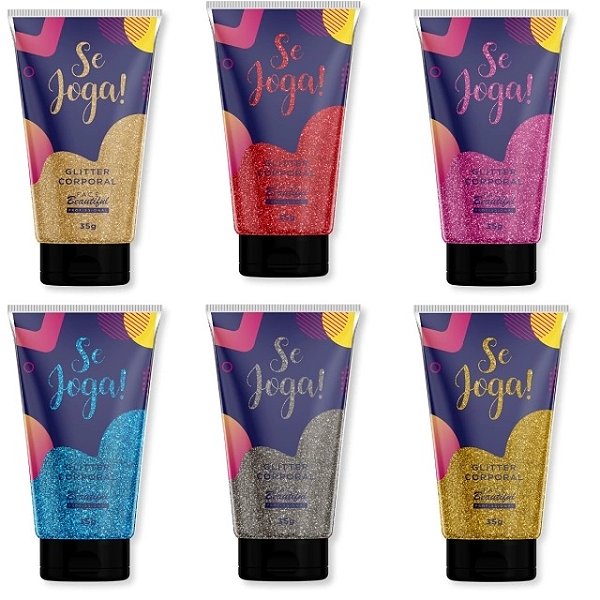Glitter Corporal SE JOGA! Face Beautiful: Brilho e glamour para a sua pele