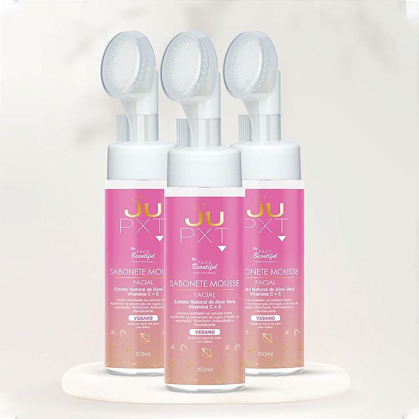 Sabonete Mousse Pump Jupxt by Face Beautiful: Limpeza delicada e refrescante