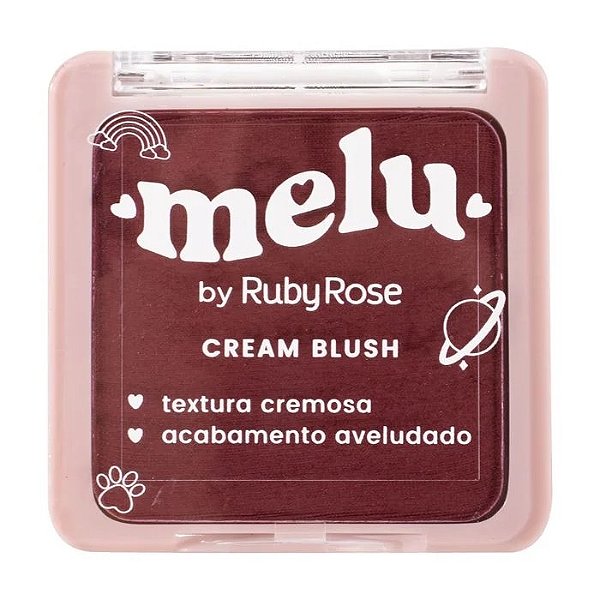 Blush Líquido Melu Cherry Ruby Rose: Bochechas coradas e naturais